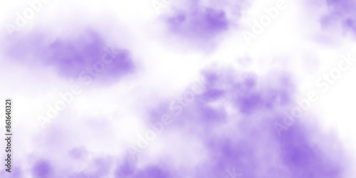 Purple fog or smoke. Purple smog clouds on floor. Cigarette smoke. Morning fog over land or water surface. Magic haze. Cloud, smoke, fog. PNG.