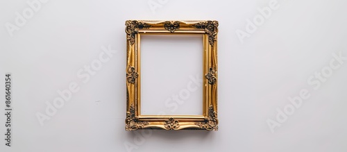 Gilded wooden frame with cu...
