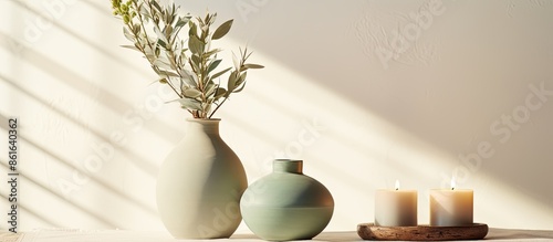 In a bright room, there is ...
