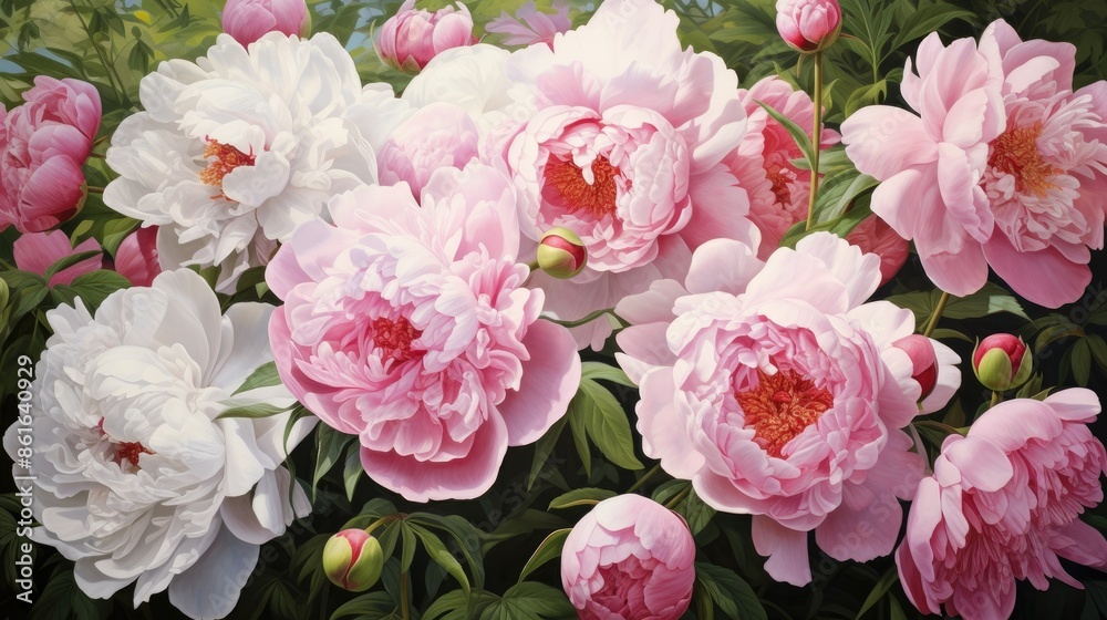pink and white flowers pink and white flowers