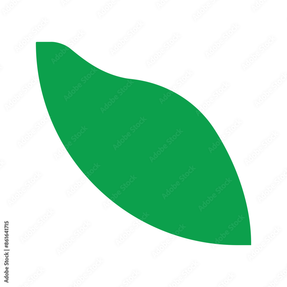 Flat leaf icon isolated on white background. Element design for natural bio label. EPS 10 vector illustration. Flat leaf icon isolated on white background. Element design for natural bio label. EPS 10 vector illustration.
