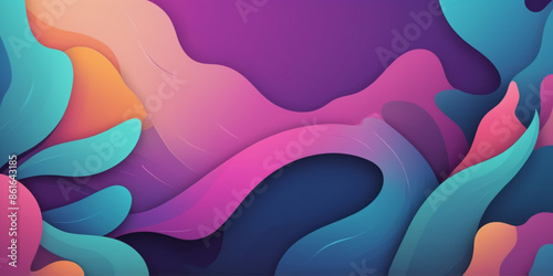 Colorful blurred abstract simple background vector illustration
