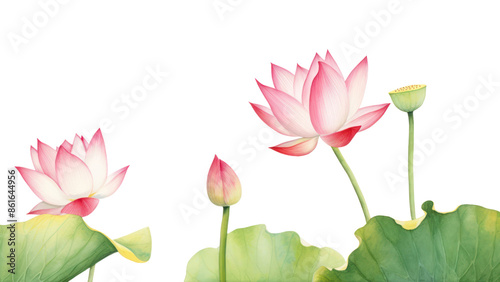 Fototapeta Naklejka Na Ścianę i Meble -  PNG Lotus flower petal plant.