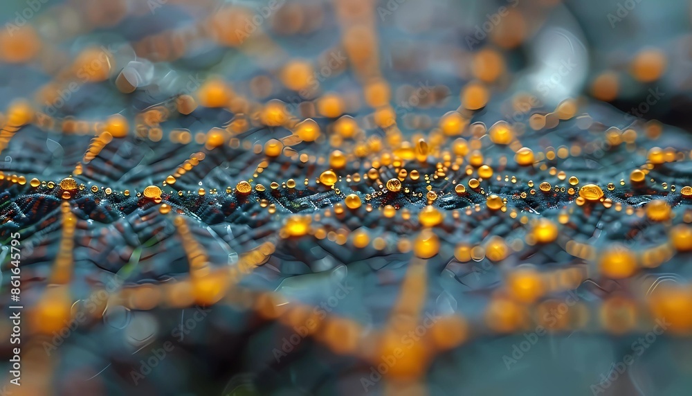 close-up view of intricate spider web patterns superimposed on a map of the USA, interconnectedness of telecommunications. close-up view of intricate spider web patterns superimposed on a map of the USA, interconnectedness of telecommunications.