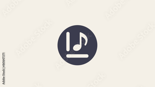 Download music line icon for web mobile and infograph