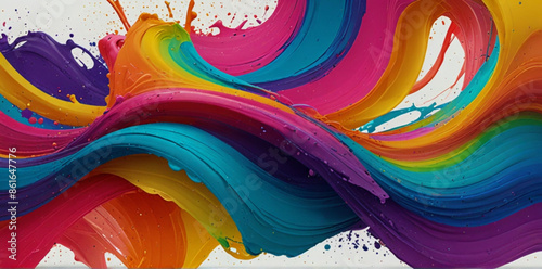 Colorful abstract simple background vector illustration