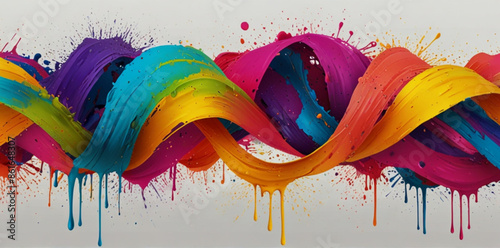 Colorful abstract simple background vector illustration