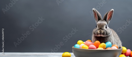 Close-up of Easter bunny wi...