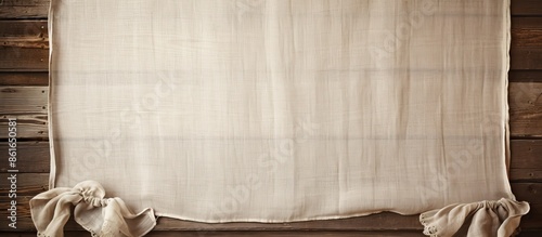 Vintage linen fabric frame ...