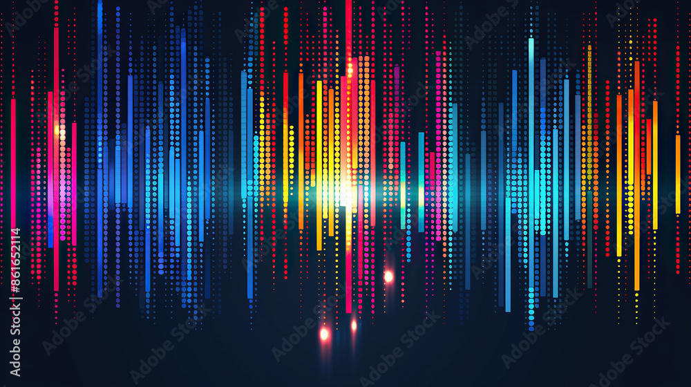 Abstract equalizer background Abstract equalizer background