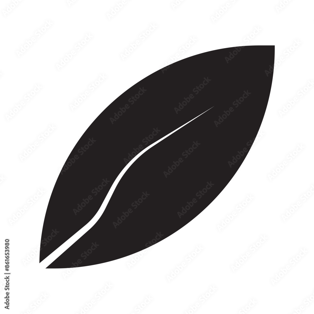 Flat leaf icon isolated on white background. Element design for natural bio label. EPS 10 vector illustration. Flat leaf icon isolated on white background. Element design for natural bio label. EPS 10 vector illustration.