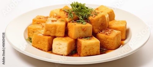 Indonesian fried tofu dish ...