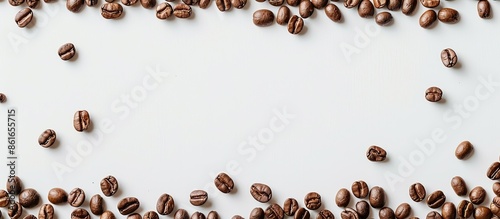 Top-down view of coffee bea...
