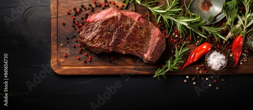 Top view of a cutting board...