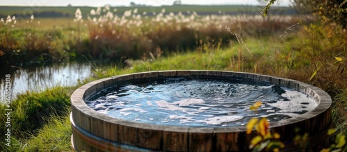 Little plunge pool with col...
