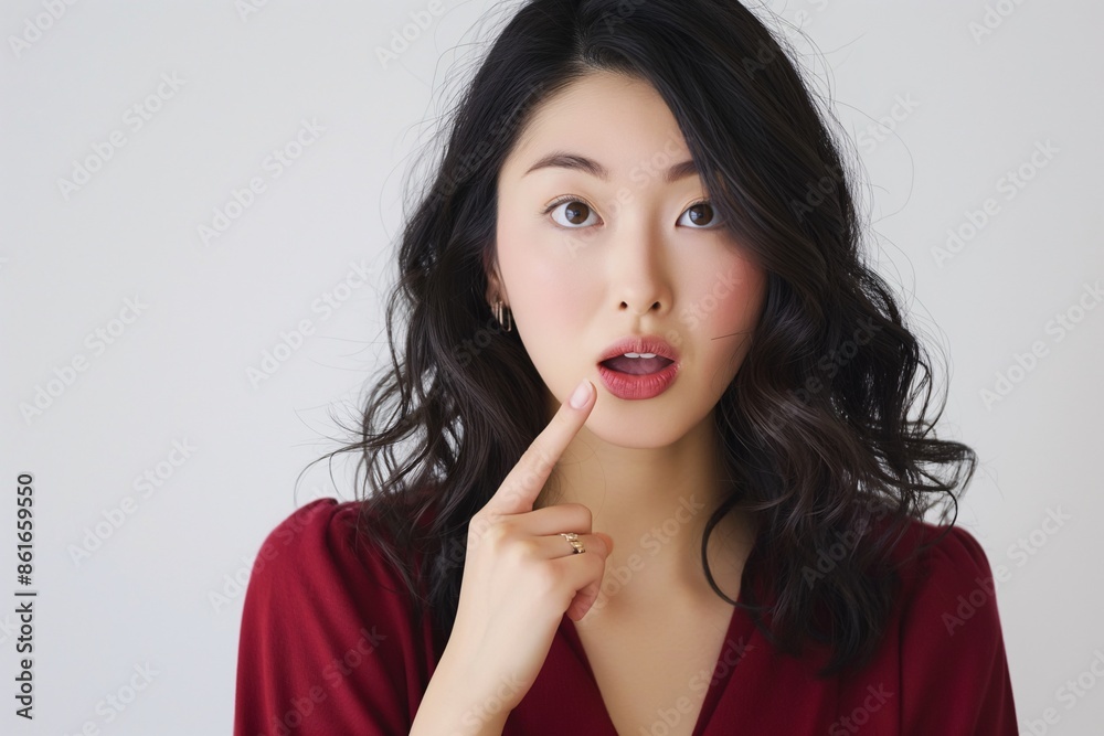 Serious Young Woman Pointing Directly at Camera Against Pink Background. Focused and Determined Expression, Ideal for Emphasis, Attention-Grabbing Messages, and Assertive Communication Themes Serious Young Woman Pointing Directly at Camera Against Pink Background. Focused and Determined Expression, Ideal for Emphasis, Attention-Grabbing Messages, and Assertive Communication Themes