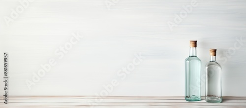 White wooden backdrop with ...