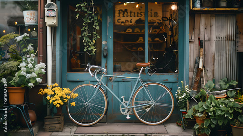 Obraz na płótnie An offline store for road bikes