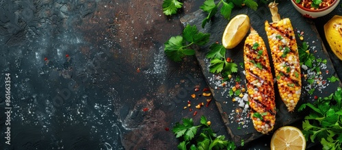Top view image of delicious...