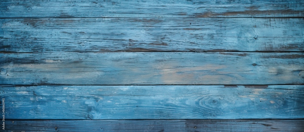 Old, weathered blue wood plank with a simple flaking texture on its surface, perfect as a copy space image. Old, weathered blue wood plank with a simple flaking texture on its surface, perfect as a copy space image.