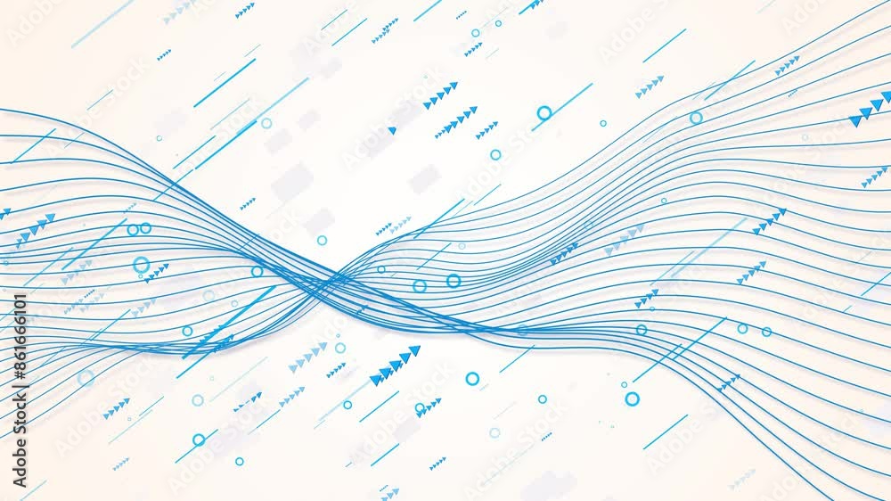 Wave trendy motion holographic gradient Curve flow animation Fluid Wavy Vibrant Geometric shapes line waves holographic background. Clean and soft. trendy wave line twirl corporate. soft pattern