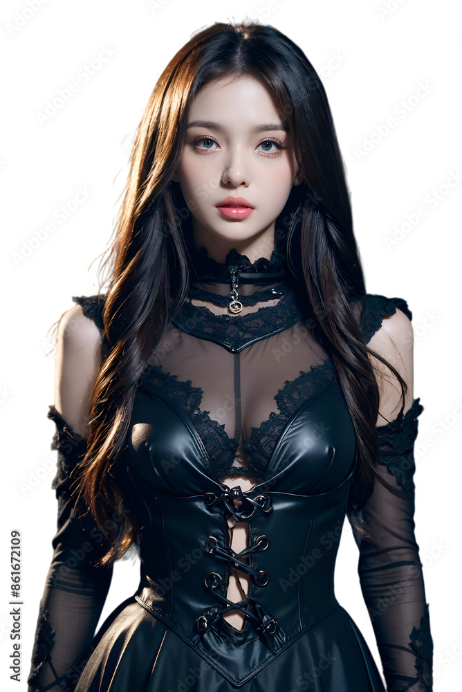 Asian sexy woman on transparent background Asian sexy woman on transparent background