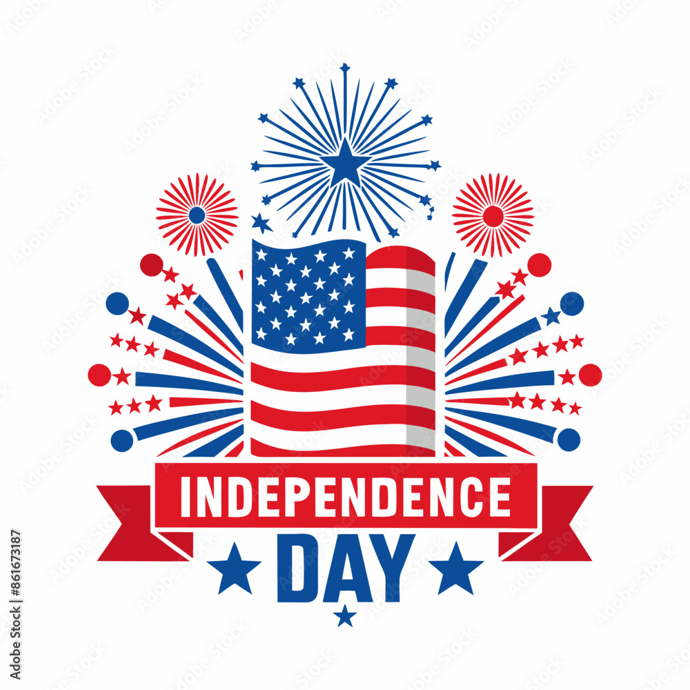 Obraz premium 4th of july independence