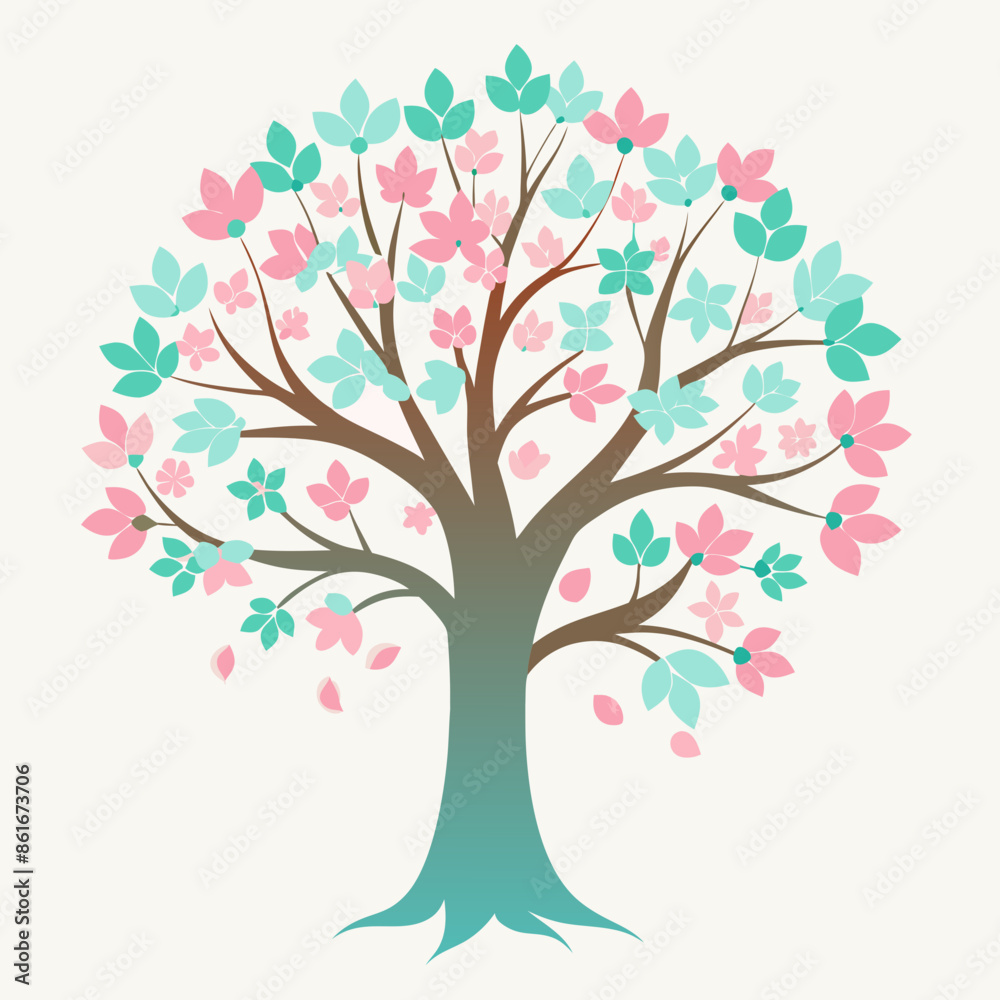 tree with pink flowers tree with pink flowers