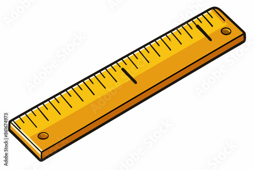 Ruler color scale sketch hand drawn