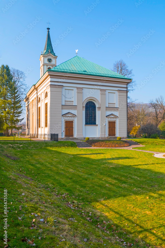 The Evangelical Parish in Wisła. A beautiful old church.