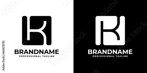 Modern Letter K Logo Set, suitable for any business with K initial