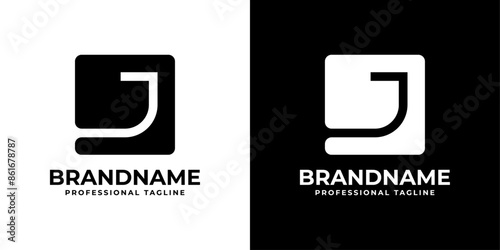 Modern Letter J Logo Set, suitable for any business with J initial