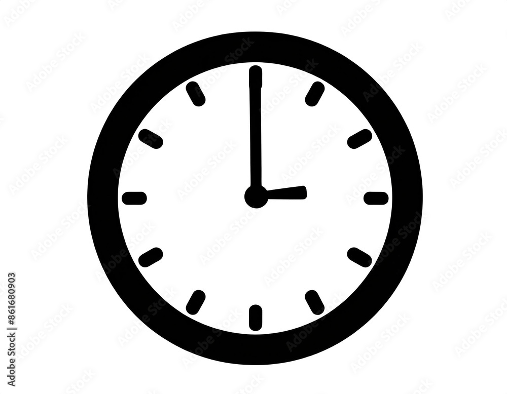 schwarze Silhouette Kontrast Uhr icon isoliert auf weißen Hintergrund, Freisteller schwarze Silhouette Kontrast Uhr icon isoliert auf weißen Hintergrund, Freisteller