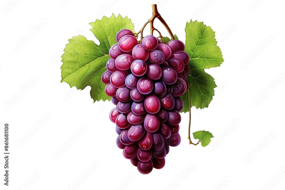 Fototapeta premium I Love Grape (JPG 300Dpi 10800x7200)