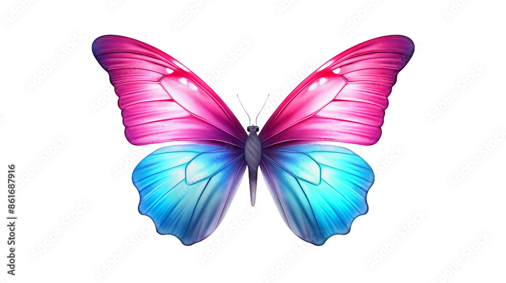 Obraz premium butterfly isolated on white background