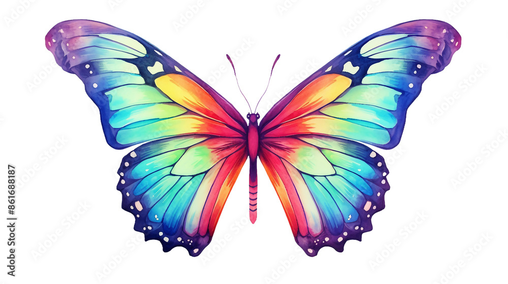 butterfly on white background butterfly on white background