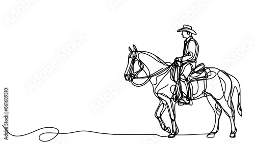 horse riding on a horse