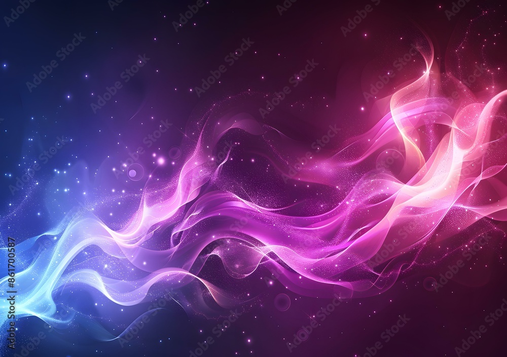 Abstract Flowing Light Trails Background Abstract Flowing Light Trails Background