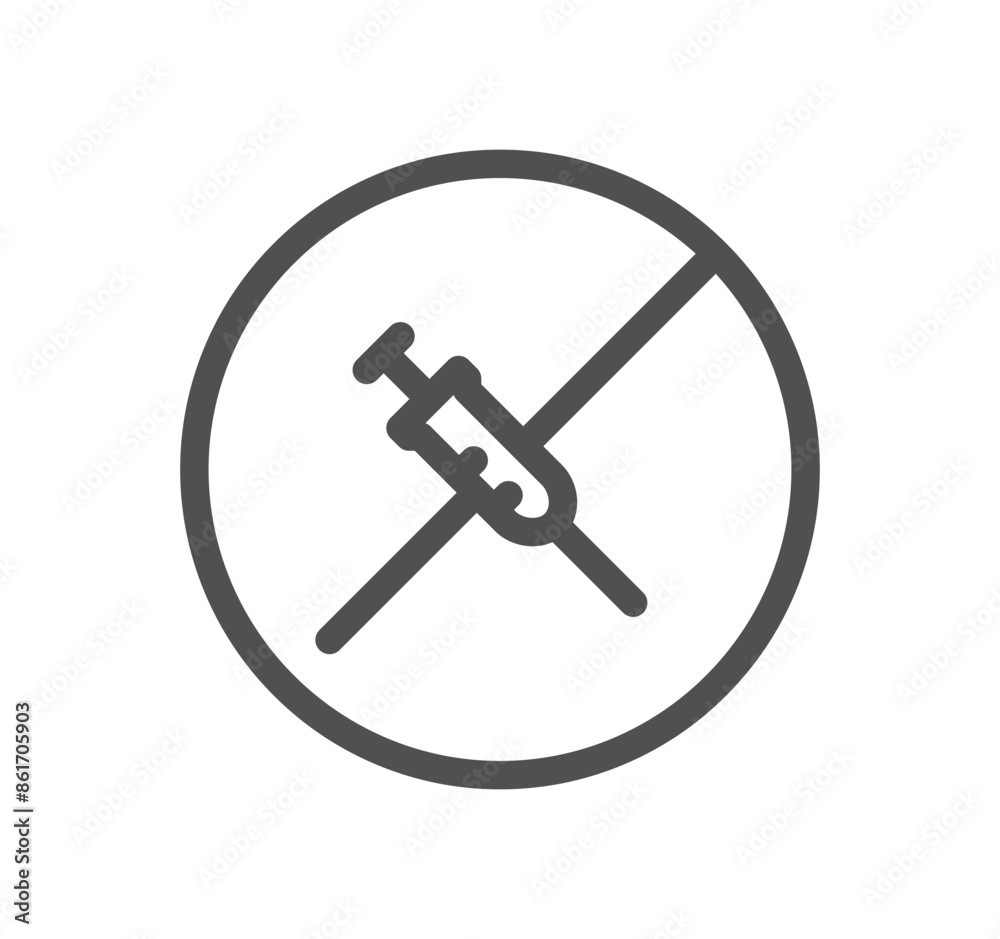 Allergen related icon outline and linear vector.
Allergen related icon outline and linear vector.