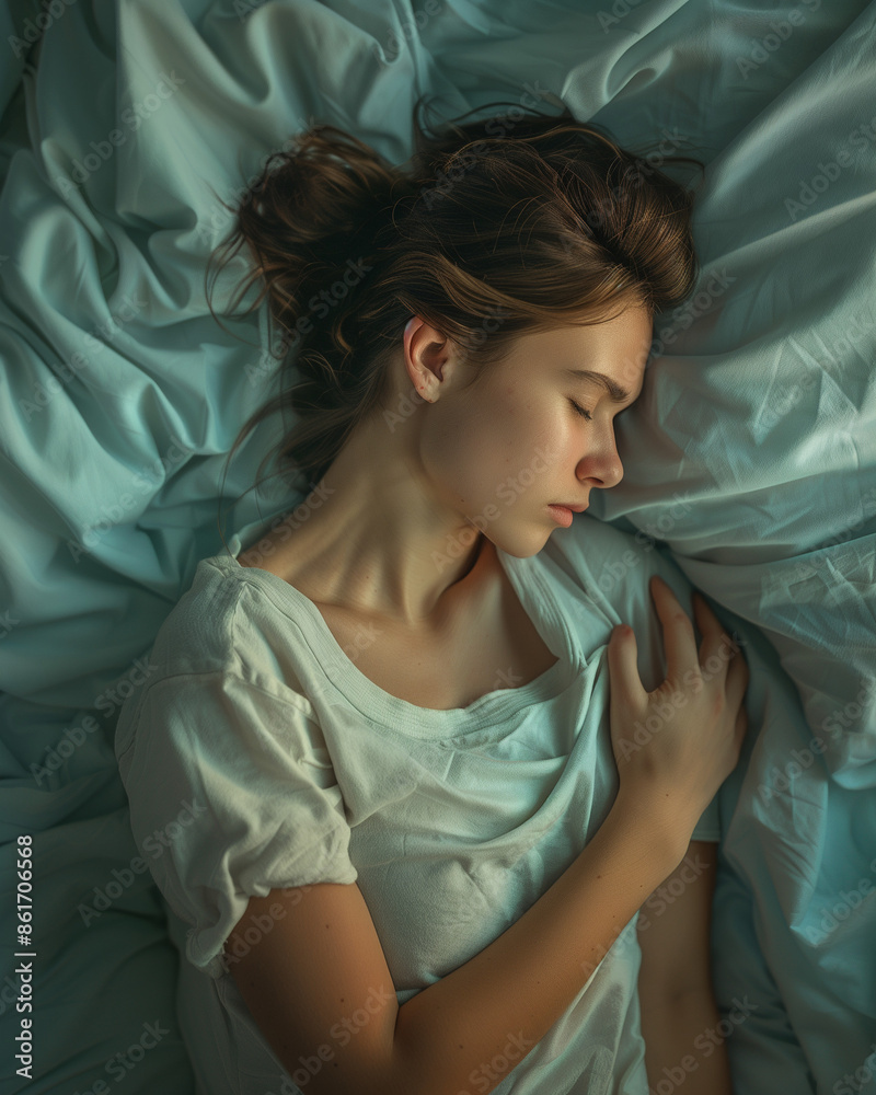 Woman Asleep in bed Woman Asleep in bed