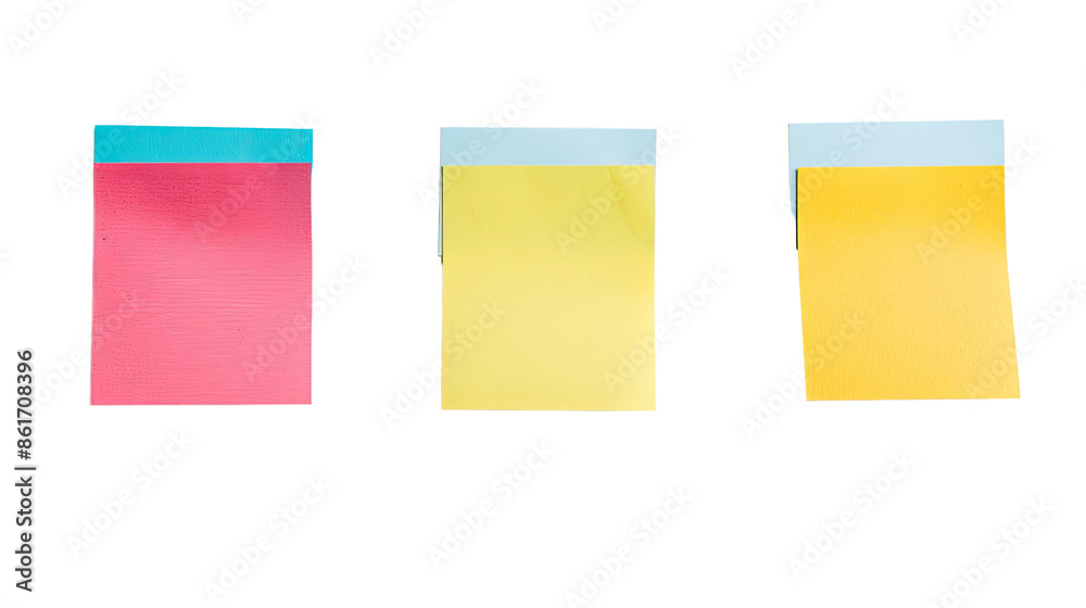 Sticky notes, transparent background PNG Sticky notes, transparent background PNG
