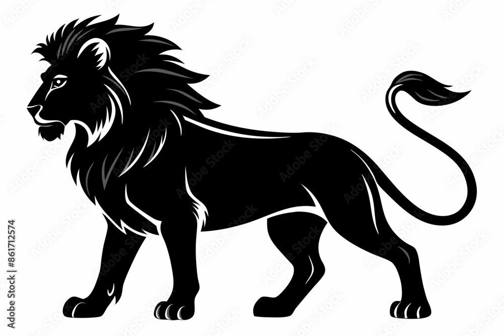 isolated black silhouette of a lion collection, lion black silhouette icon vector
isolated black silhouette of a lion collection, lion black silhouette icon vector
