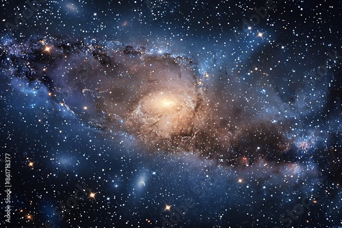 A vortex of sparkling stars in a galaxy far, far away