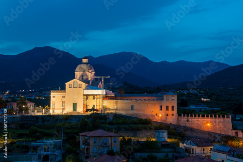 Church Mount Carmelo in Loana illuminated