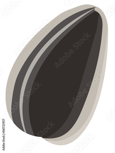 Sunflower Seed Snack Vector Illustration