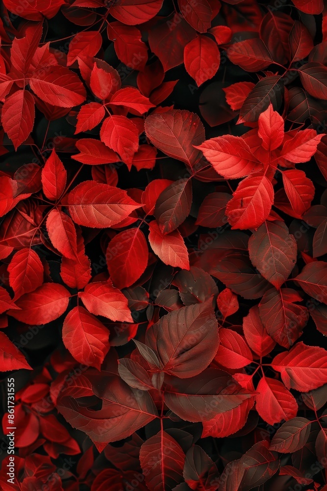 red leaves background red leaves background