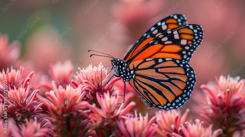 Obraz premium Butterfly on flower