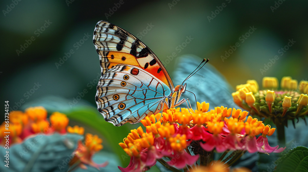 Obraz premium Butterfly on flower