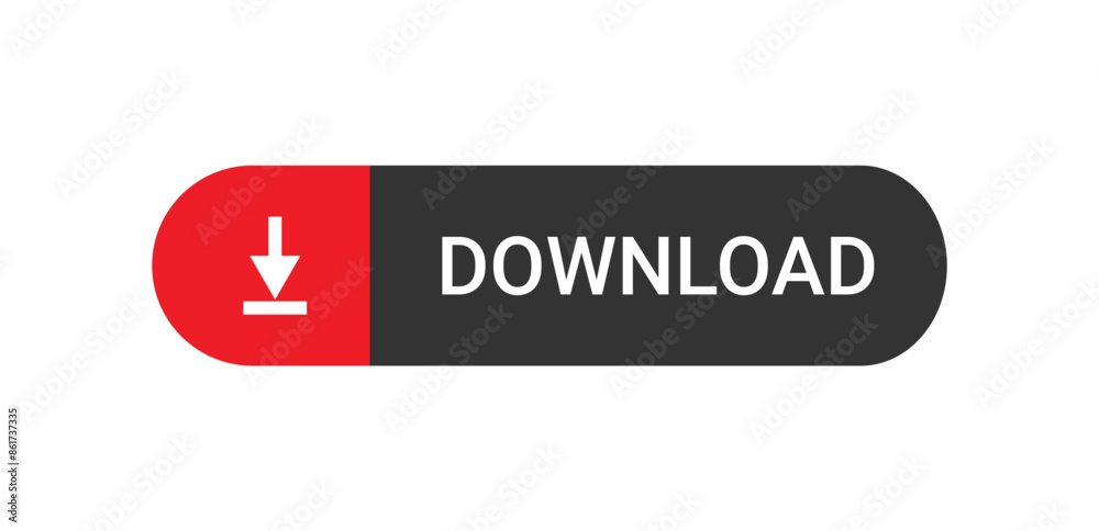 Download Now Button With Download Icon Isolated on Transparent Background Download Now Button With Download Icon Isolated on Transparent Background