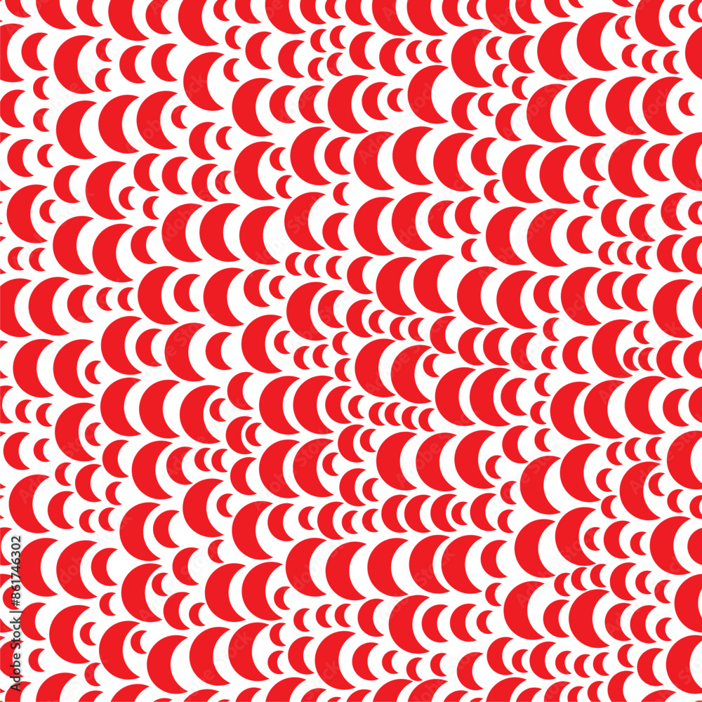 Seamless red Moons Pattern Abstract Geometric Background Vector For Wallpaper Wrapping Background Seamless red Moons Pattern Abstract Geometric Background Vector For Wallpaper Wrapping Background